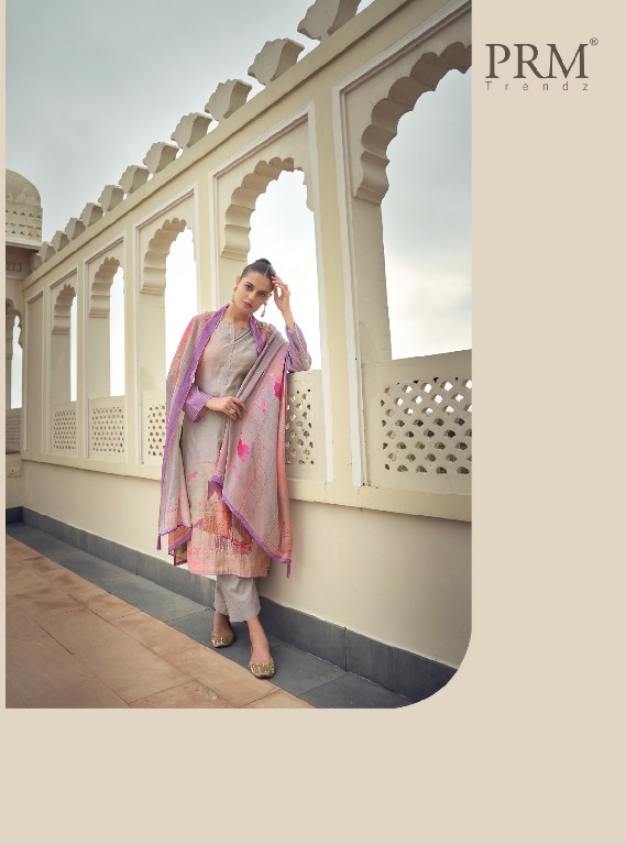 PRM Eknoor Wholesale Pure Simar Muslin Silk With Fancy Work Salwar Suits