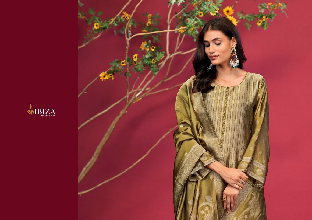 Ibiza Milana Wholesale Pure Banglory Silk With Handwork Suits