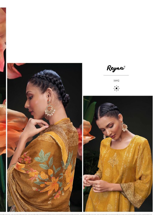 Reyna Ishu Wholesale Pure Bemberg With Heavy Handwork Festive Suits