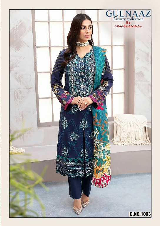 Miss World Choice Gulnaaz Vol-1 Wholesale Karachi Print Dress Material