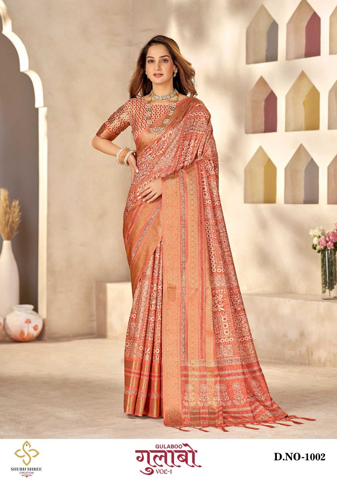 gulabo vol 1 by shubh shree creation rich silk fancy saree for women