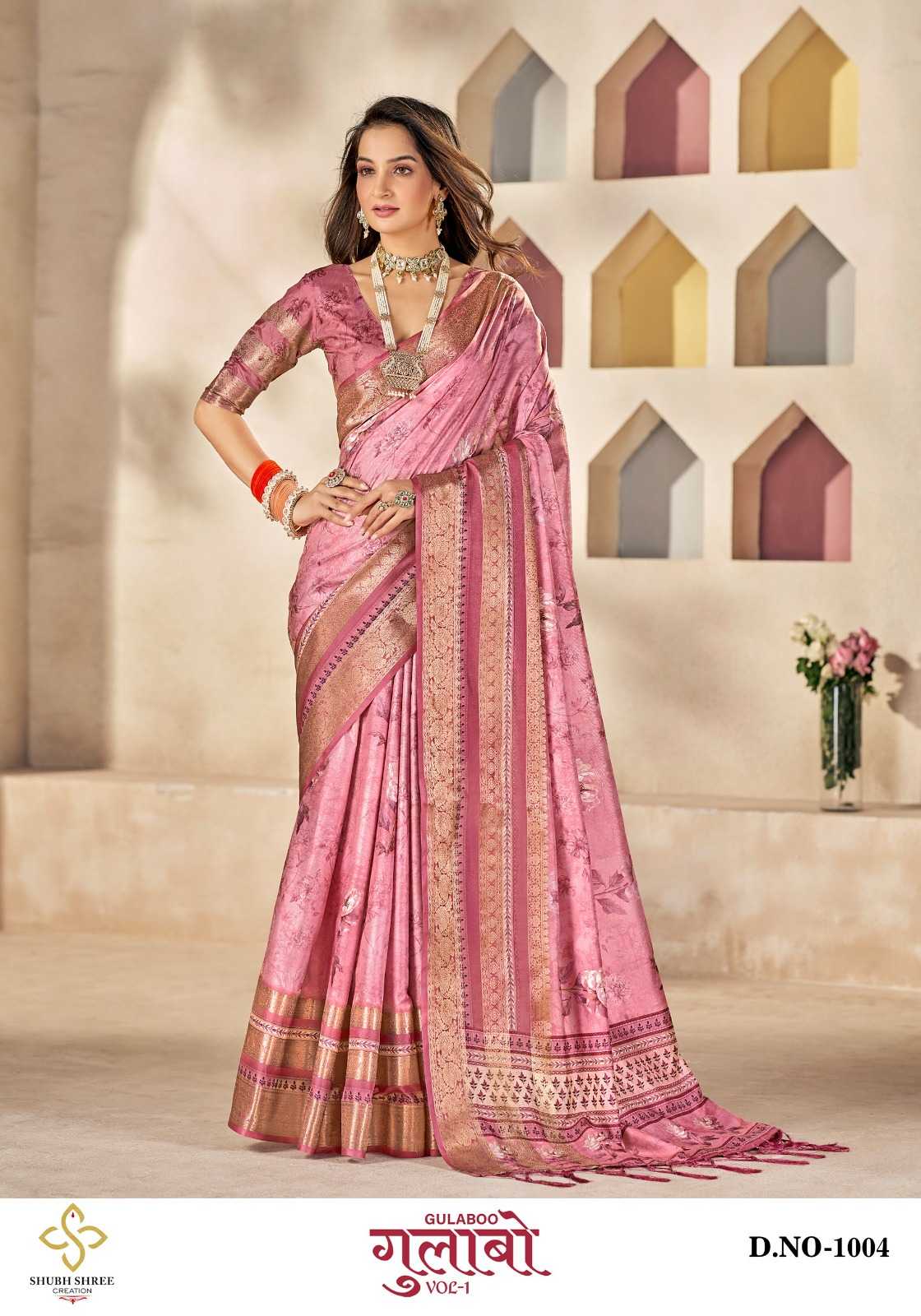 gulabo vol 1 by shubh shree creation rich silk fancy saree for women