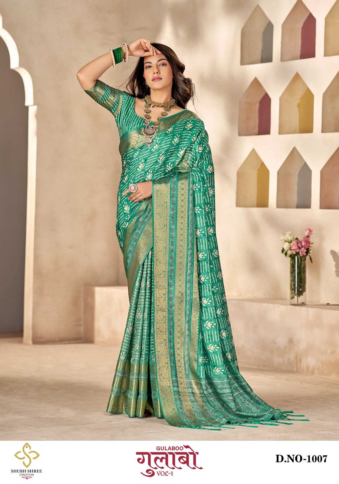 gulabo vol 1 by shubh shree creation rich silk fancy saree for women