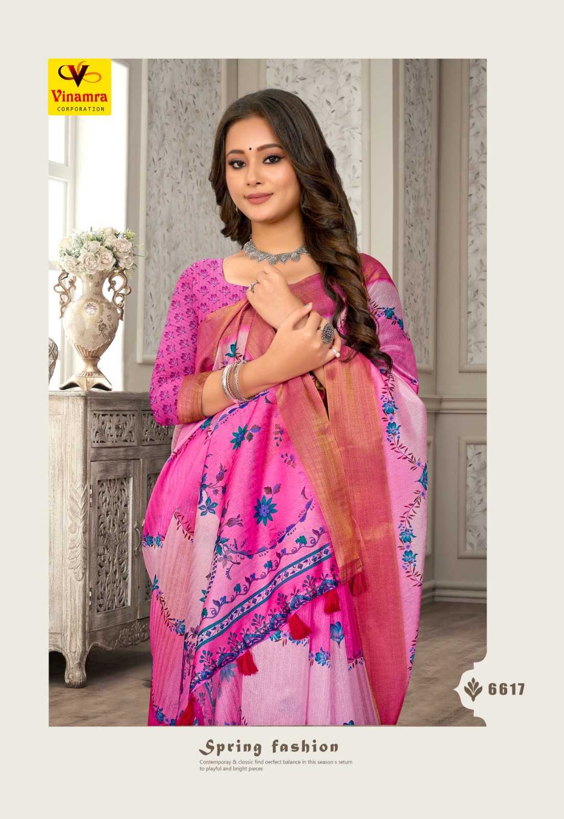 selvina digital vol 3 by vinamra attractive colour saree for women