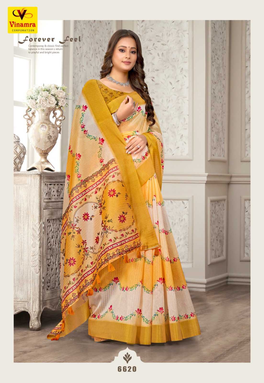 selvina digital vol 3 by vinamra attractive colour saree for women