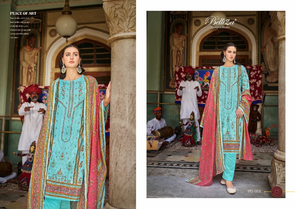 bin saeed vol 6 by belliza designer embroidery cotton pakistani ladies suits