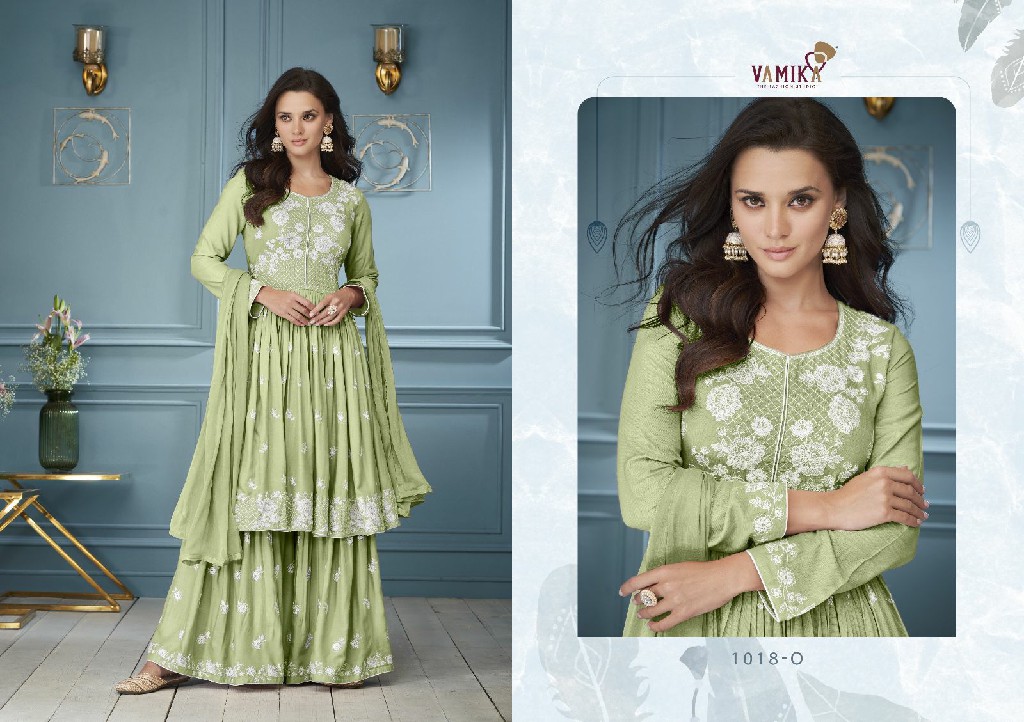 vamika lakhnavi vol 3 platinum readymade party wear suits for women