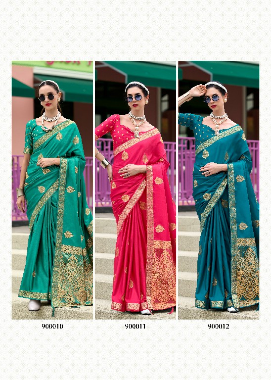 rajpath honey bee satin handwoven party wear saree for women