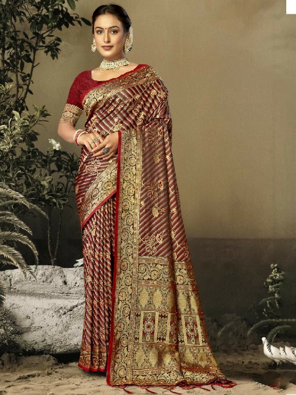 bunawat alveera satan silk fabric festival wear wholesale sarees