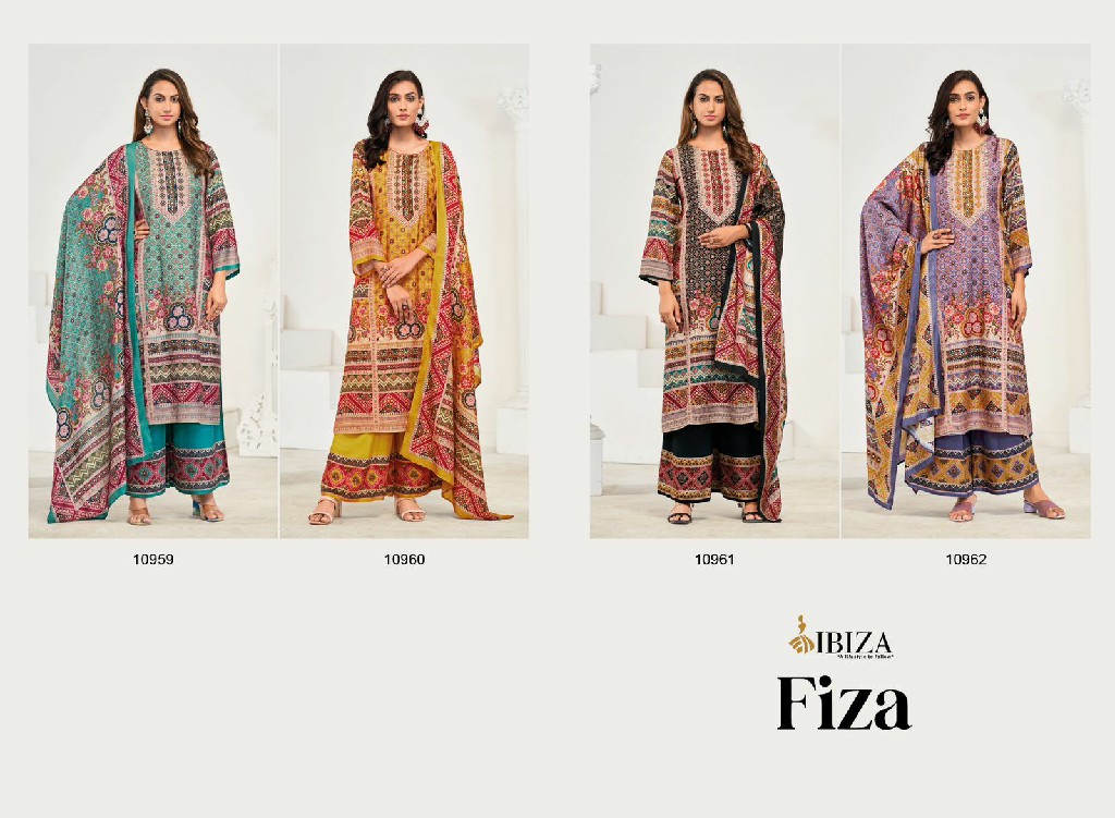 fiza by ibiza bambarg muslin digital print modern pakistani dress material