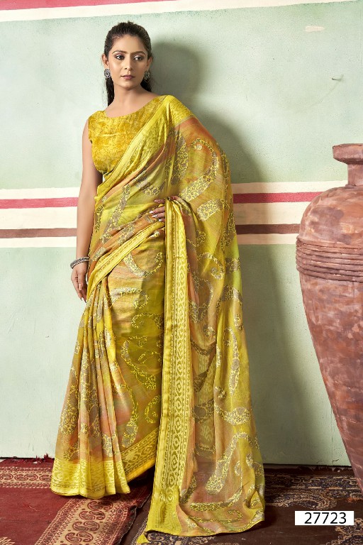 Vallabhi Inaaya Vol-5 wholesale Brasso Fabrics Indian Sarees