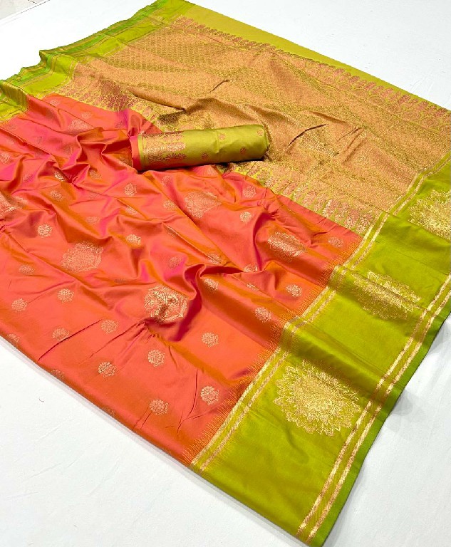 Rajtex Kshasha Wholesale Two Tone Contrast Handloom Weaving Festive Sarees