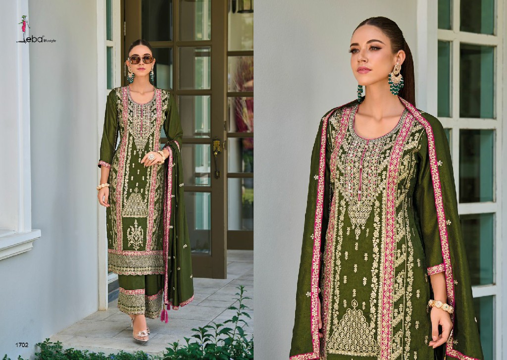 Eba Lifestyle Lffat Wholesale Premium Silk Readymade Pakistani Concept Suits