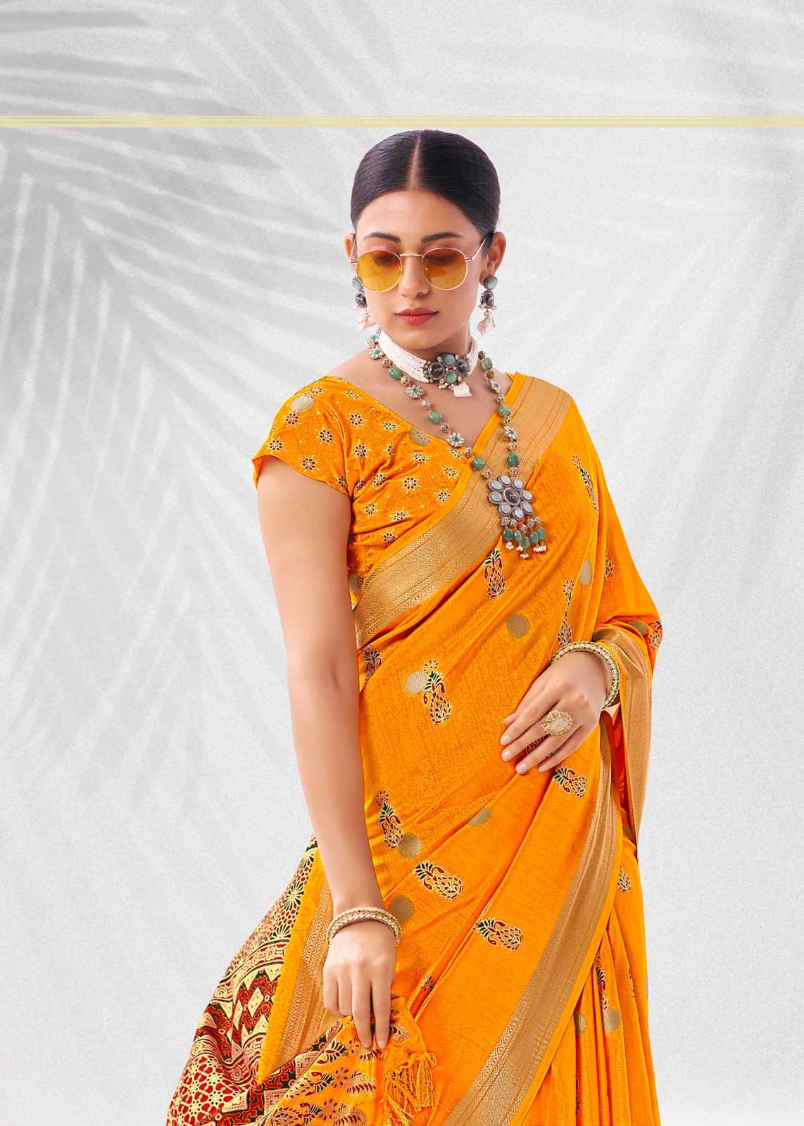 sanskar tex prints celebrate art cotton stylish colour saree collection