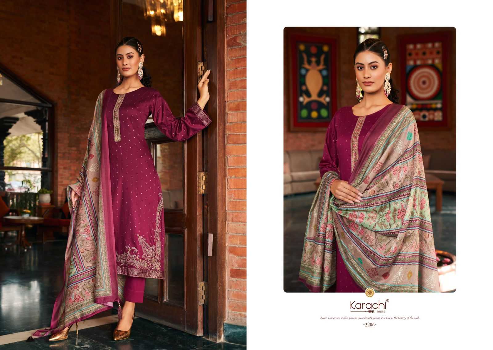 fitoor by kesar karachi prints jam satin viscose unstitch suits