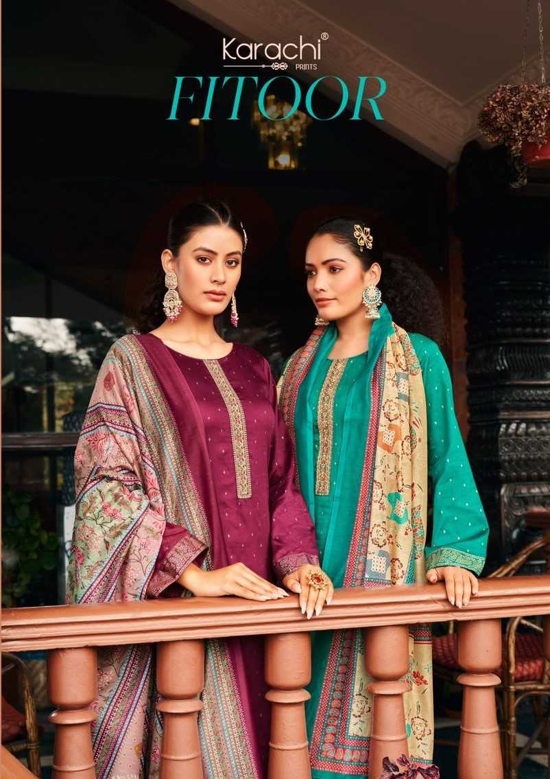 fitoor by kesar karachi prints jam satin viscose unstitch suits