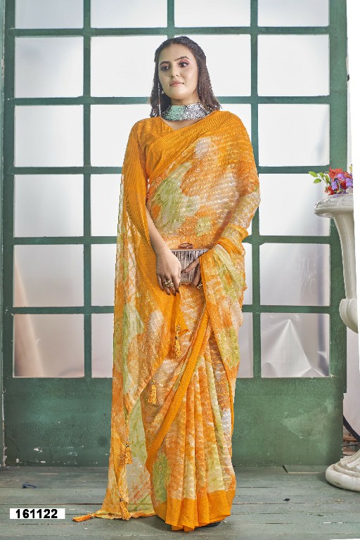 brahmaputra vol 5 by vallabhi casual wear georgette saree