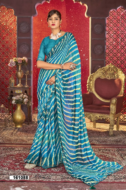 vallabhi prints avanti vol 4 georgette swaroski work saree online