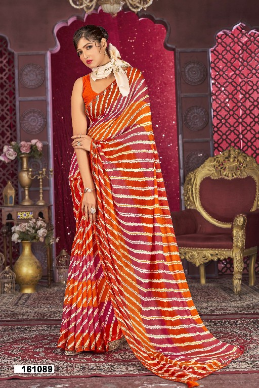 vallabhi prints avanti vol 4 georgette swaroski work saree online