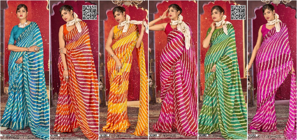 vallabhi prints avanti vol 4 georgette swaroski work saree online