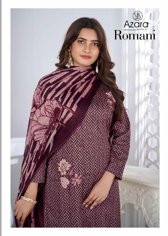 romani by azara radhika fashion designer printed cotton suits