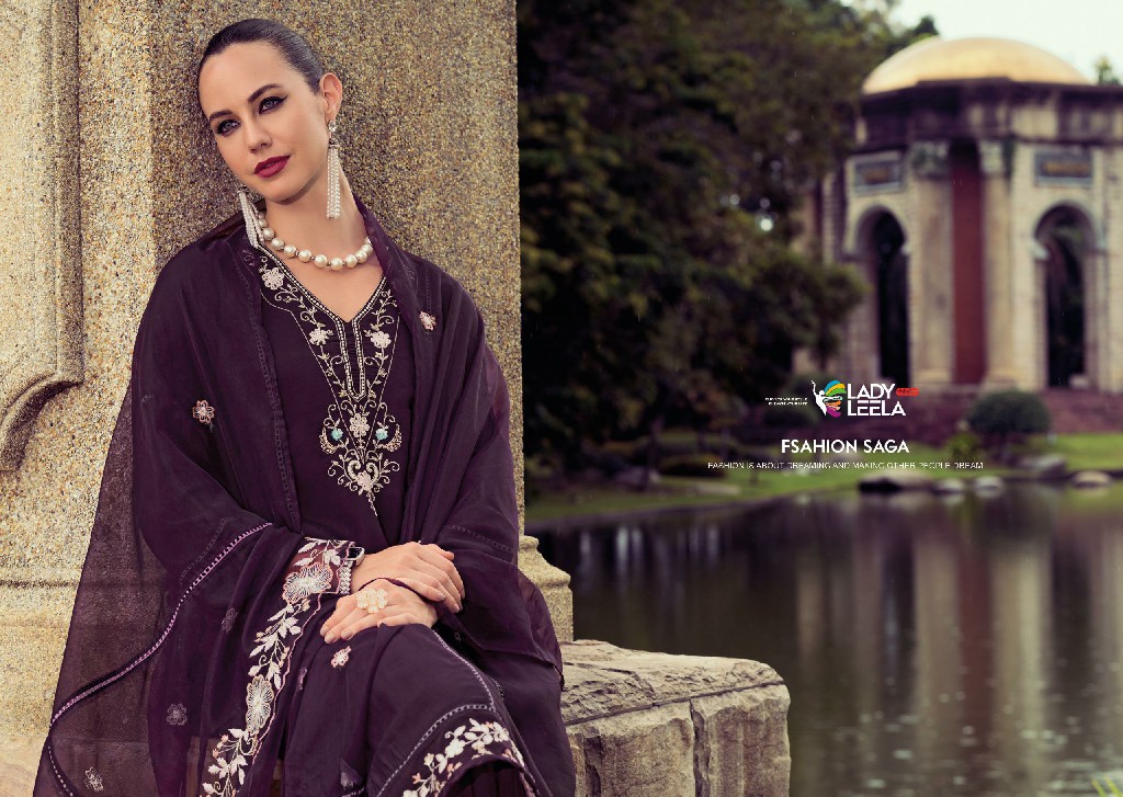 Lady Leela Afsana Wholesale Pure Handwork 3 Piece Salwar Suits
