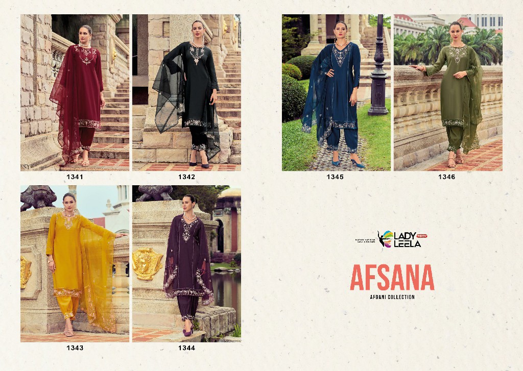 Lady Leela Afsana Wholesale Pure Handwork 3 Piece Salwar Suits