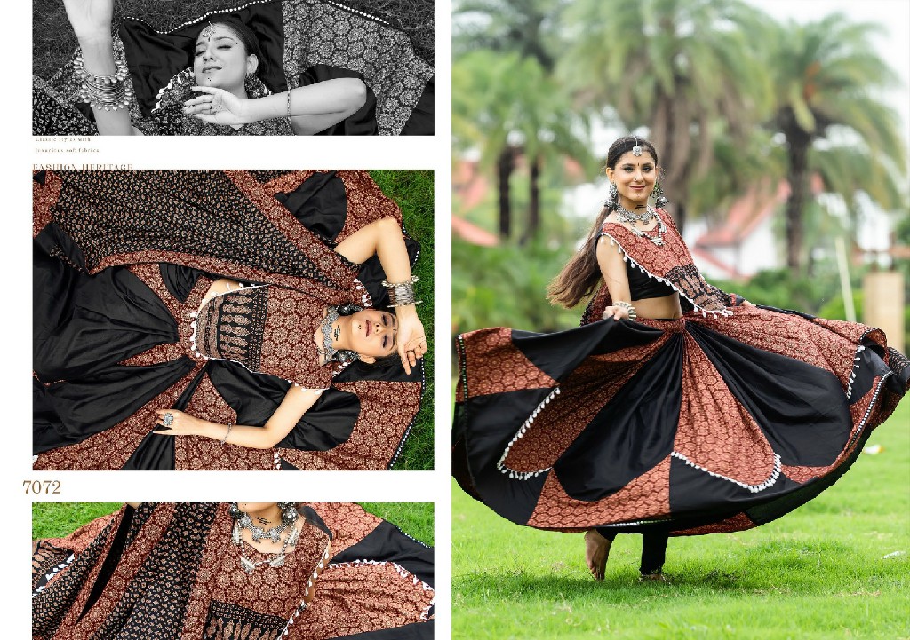 Aawiya Rajwadi Vol-10 Wholesale Stitched Navratri 2024 Lehenga Choli