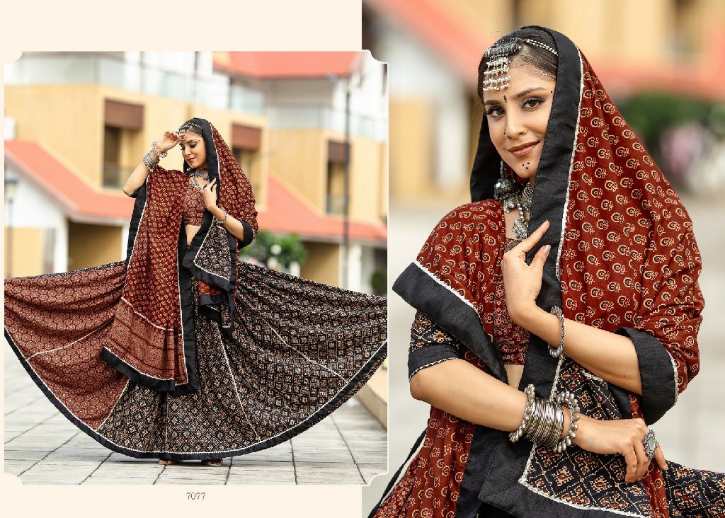 Aawiya Rajwadi Vol-10 Wholesale Stitched Navratri 2024 Lehenga Choli