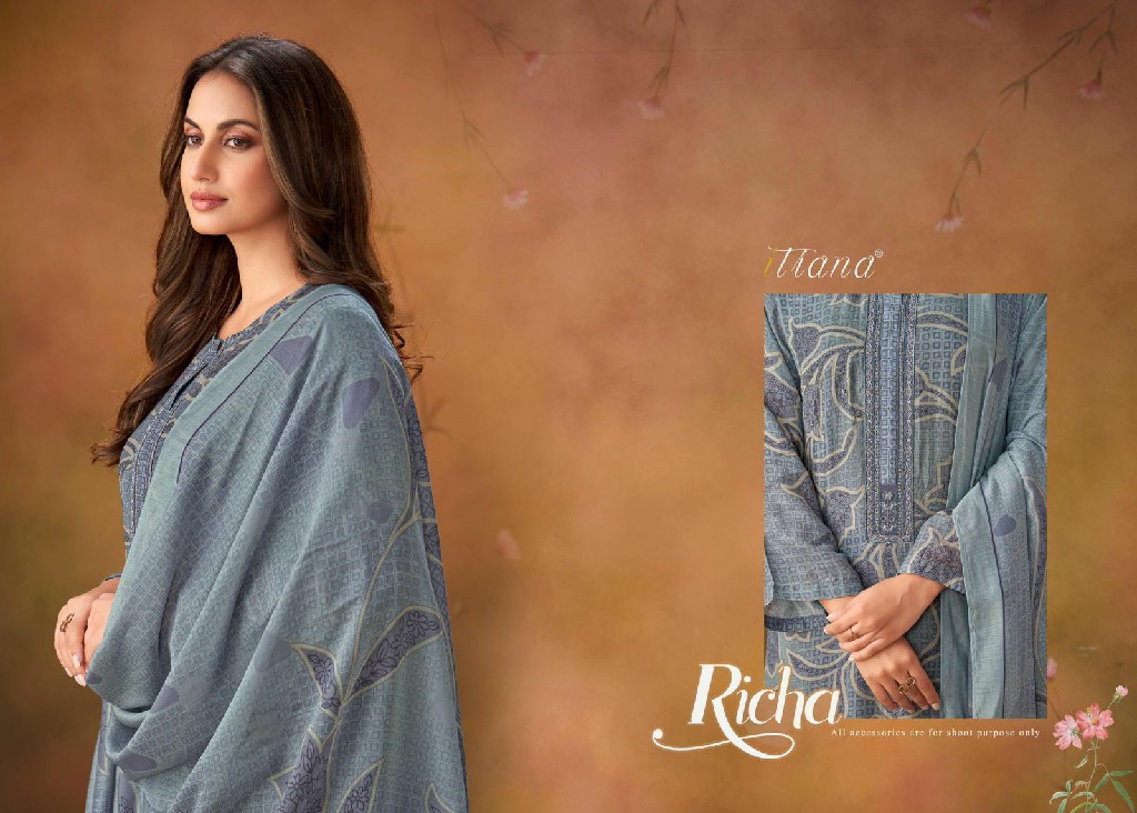 Itrana Richa Wholesale Unique Muslin With Embroidery Salwar Suits