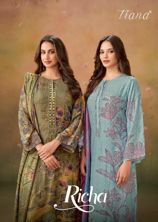 Itrana Richa Wholesale Unique Muslin With Embroidery Salwar Suits