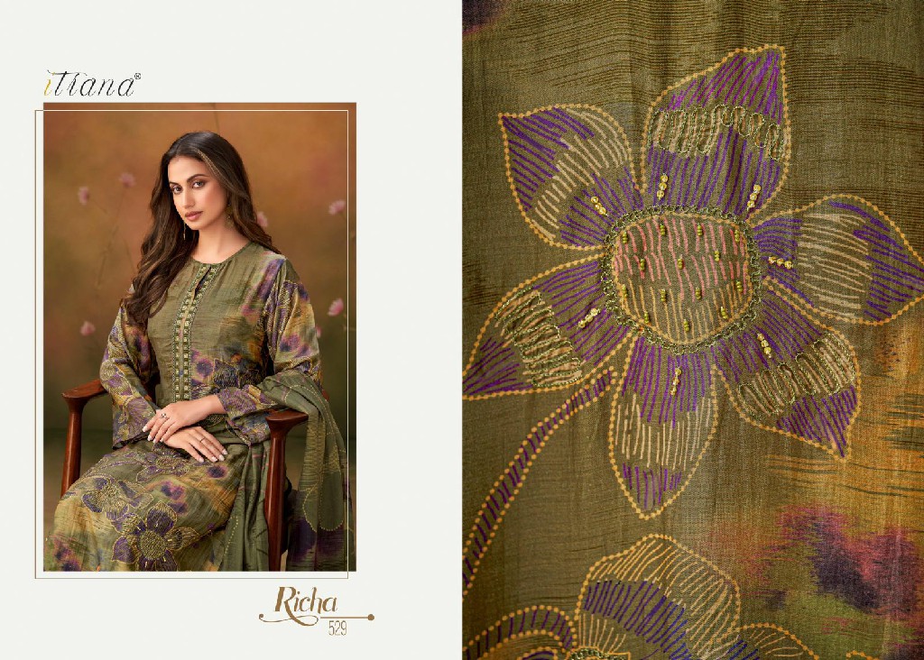 Itrana Richa Wholesale Unique Muslin With Embroidery Salwar Suits