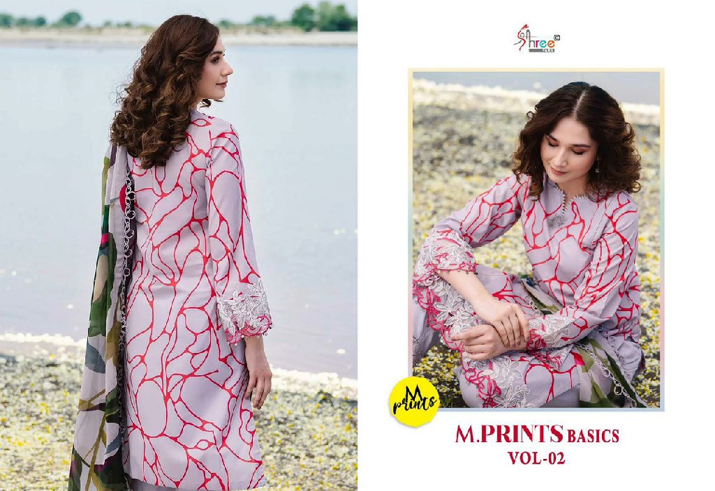 m prints basics vol 2 by shree fabs pure cotton print stylish suits