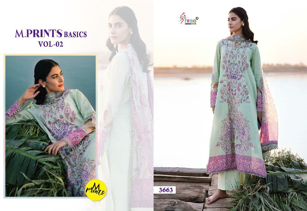 m prints basics vol 2 by shree fabs pure cotton print stylish suits