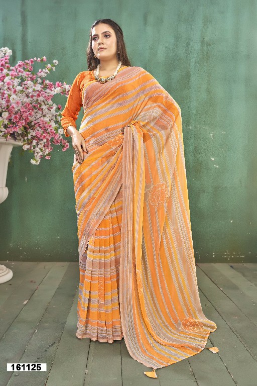 Vallabhi Manasvi Vol-11 Wholesale Georgette Fabrics Ethnic Indian Sarees