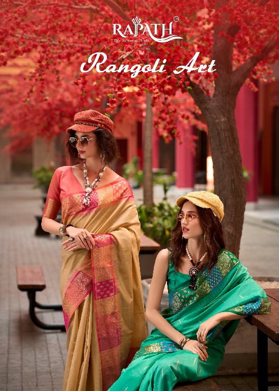 Rajpath Rangoli Art Wholesale Pure Banarasi Silk With Border Sarees