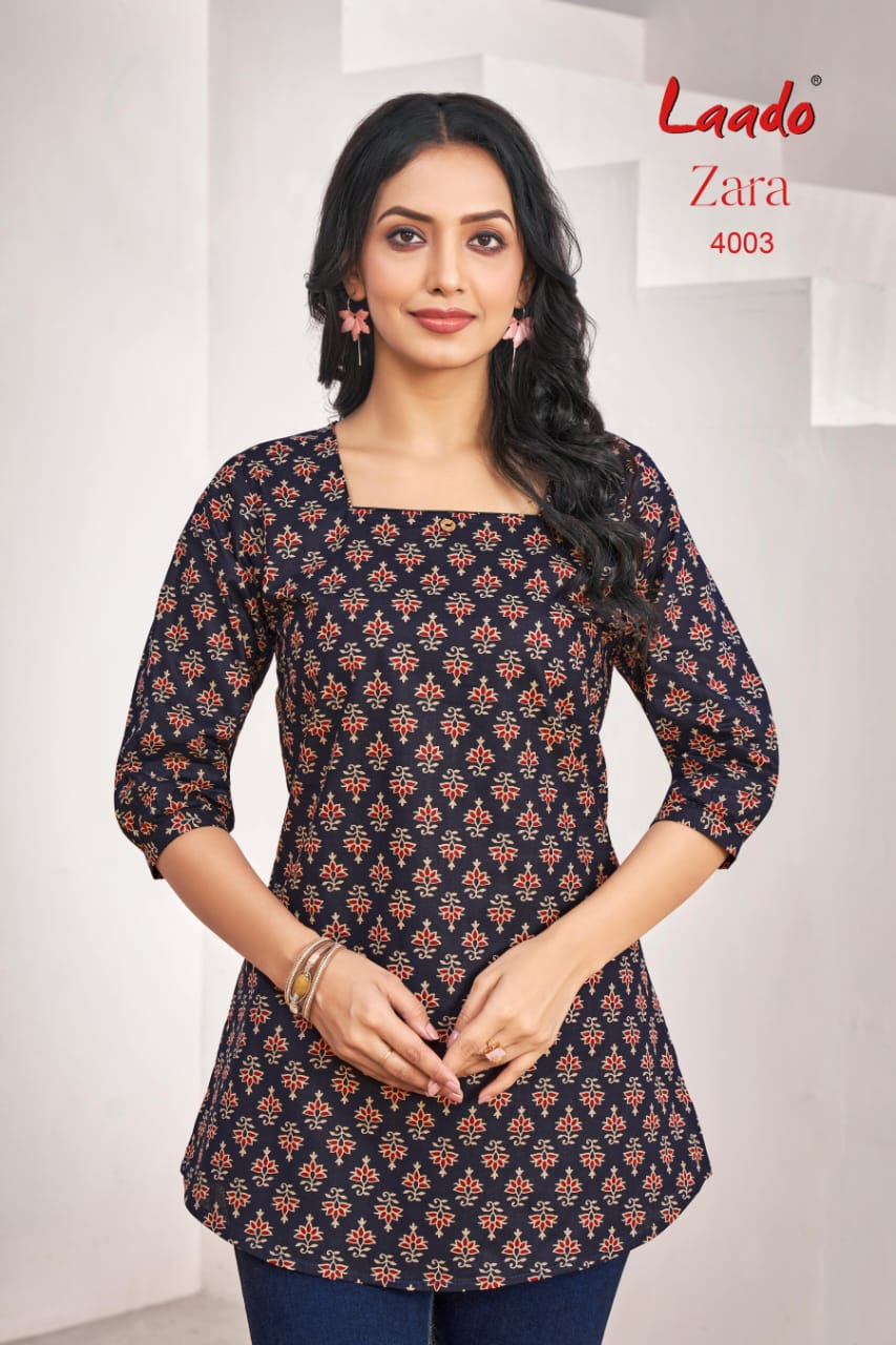 Laado Zara Vol-4 Fancy Short Tops Kurtis