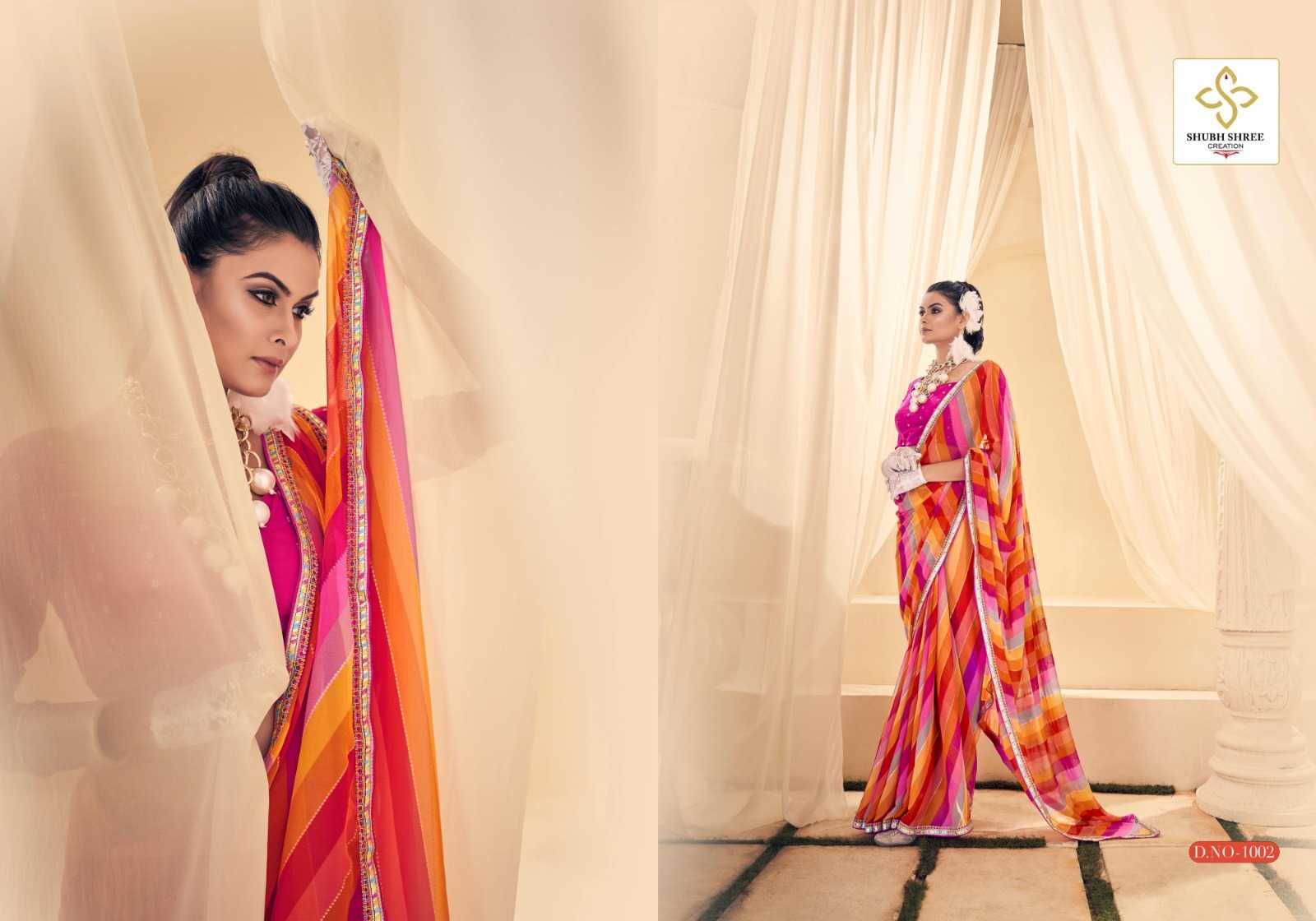 sawan by shubh shree colourful weightless women saree