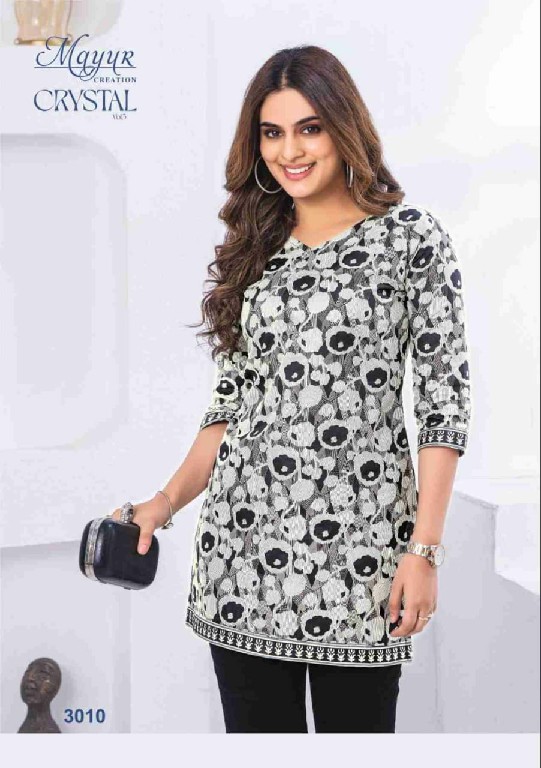 crystal vol 3 by mayur creation print readymade big size girls tops