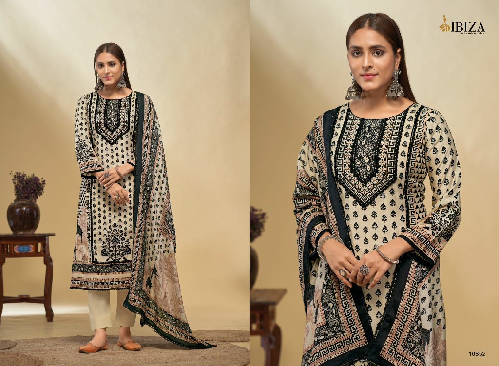 ibiza riyasat vol 7 muslin digital print modal pakistani top pant dupatta