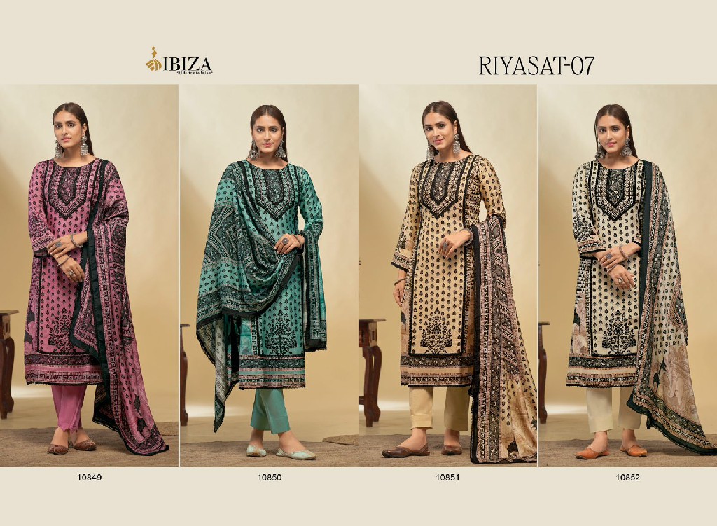 ibiza riyasat vol 7 muslin digital print modal pakistani top pant dupatta