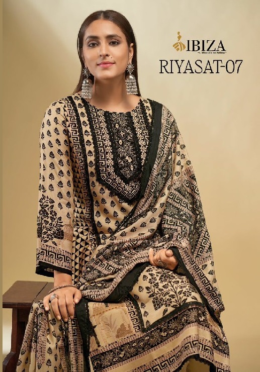 ibiza riyasat vol 7 muslin digital print modal pakistani top pant dupatta