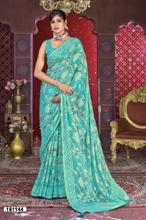 Vallabhi Inaaya Vol-8 wholesale Brasso Fabrics Indian Sarees