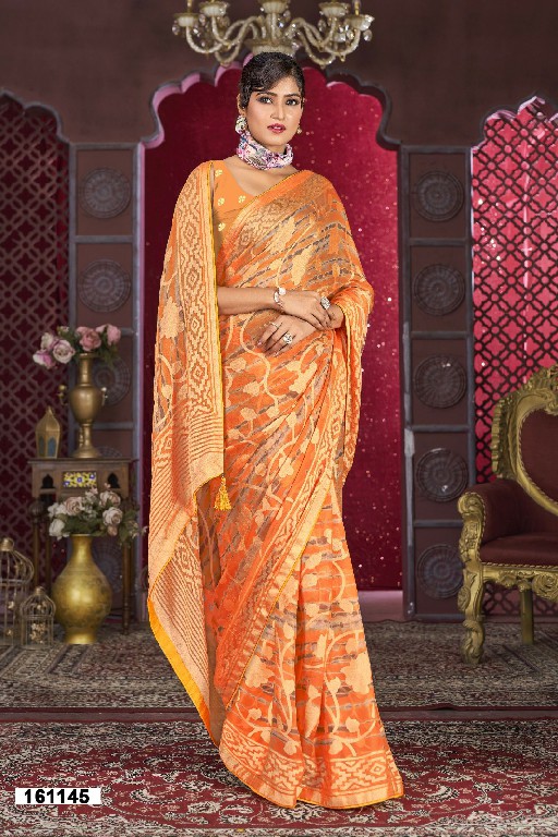 Vallabhi Inaaya Vol-8 wholesale Brasso Fabrics Indian Sarees