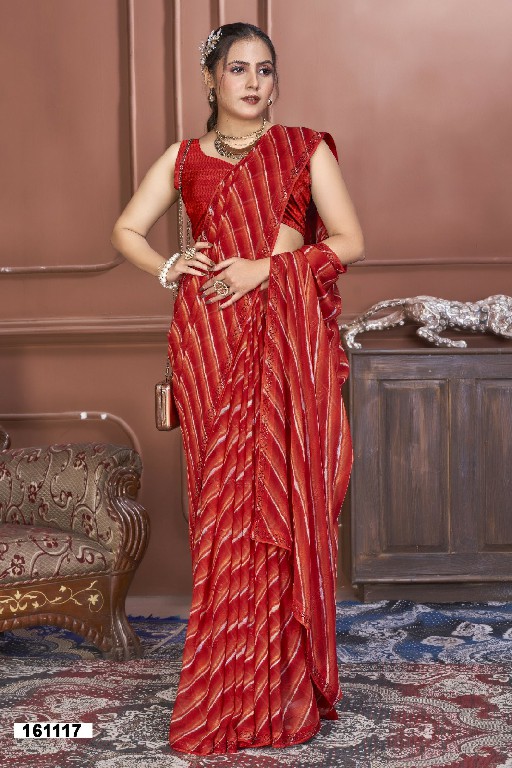 VALLABHI PRINTS BY LAHARIKA VOL 4 SUPERT HIT DESIGN GEORGETTE SAREE WITH BLOUSE