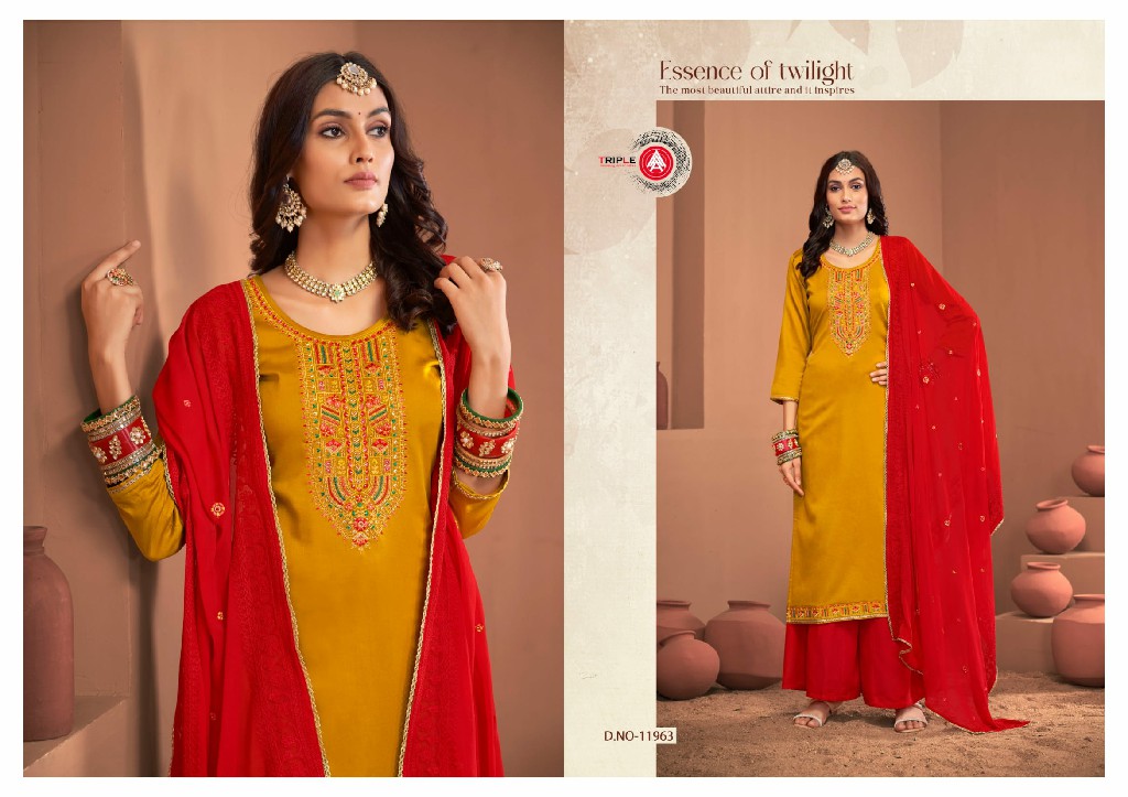 noopur vol 3 by triple aaa cotton silk 3pcs salwar kameez