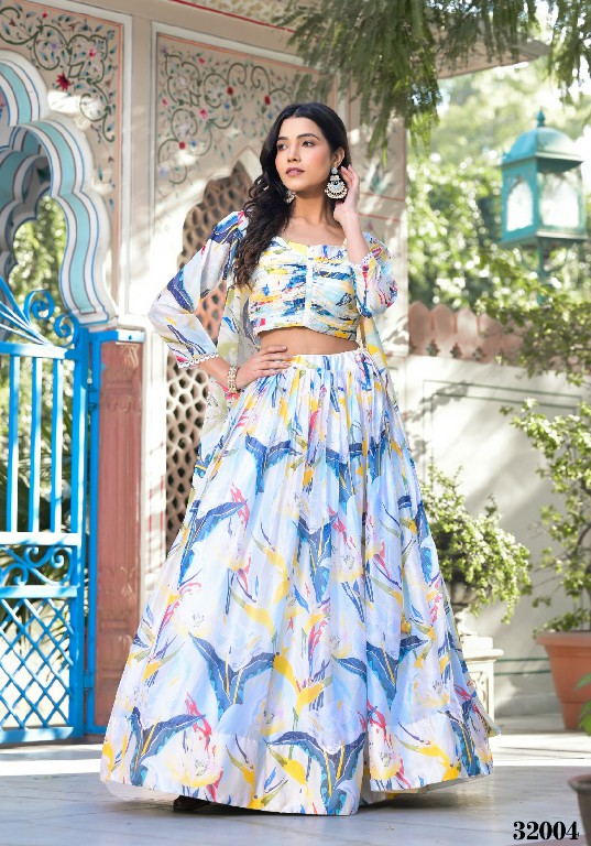 Tejasvee Shehnaaz Wholesale Readymade Digital Print Lehenga Choli