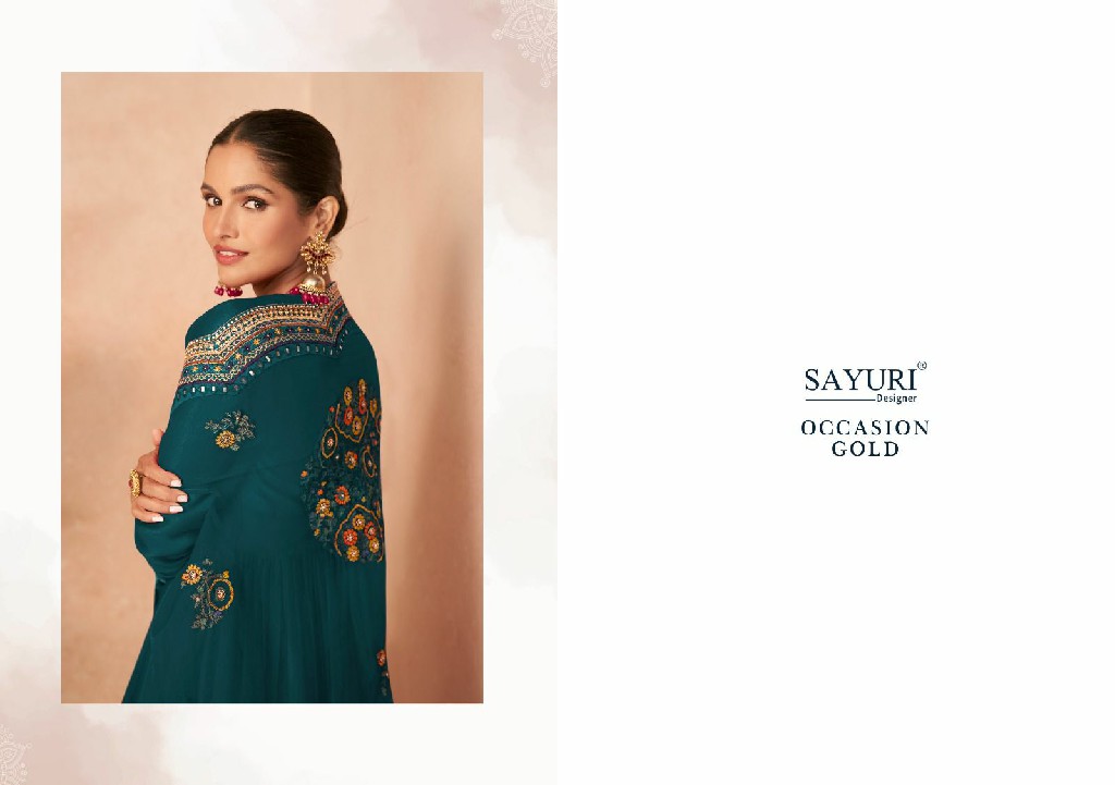 Sayuri Occasion Gold Wholesale Designer Stitched Salwar Suits