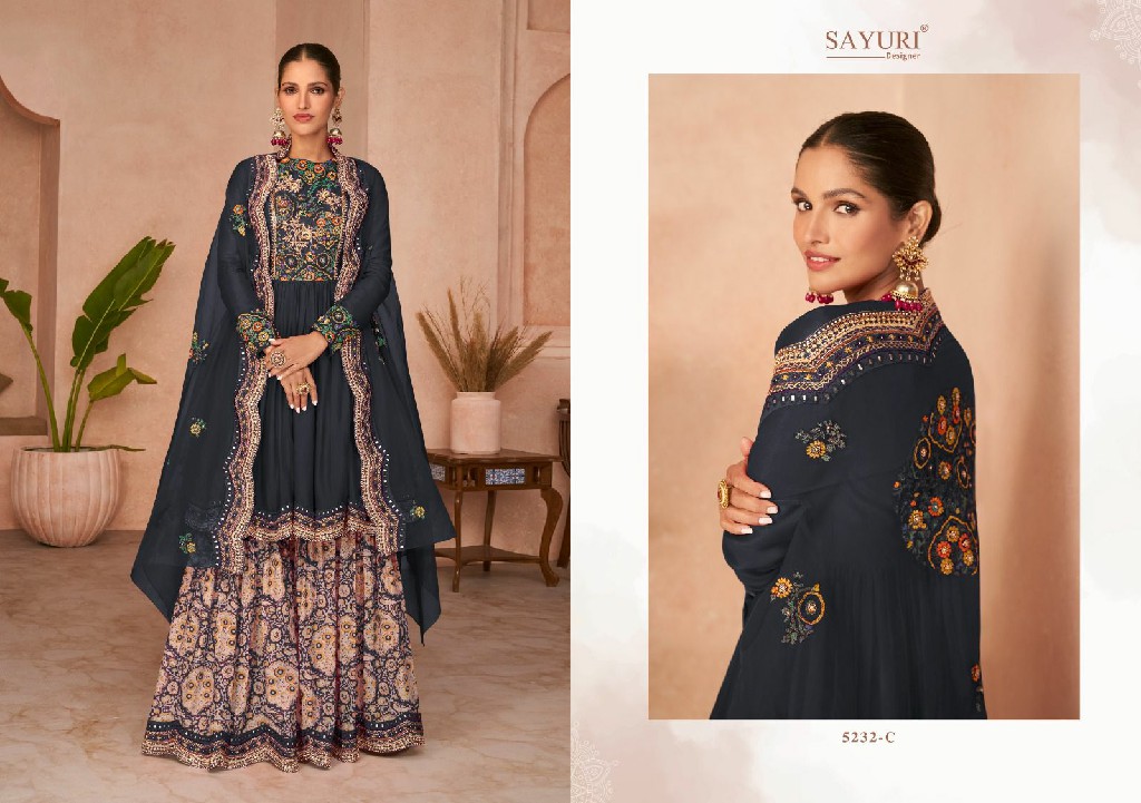 Sayuri Occasion Gold Wholesale Designer Stitched Salwar Suits