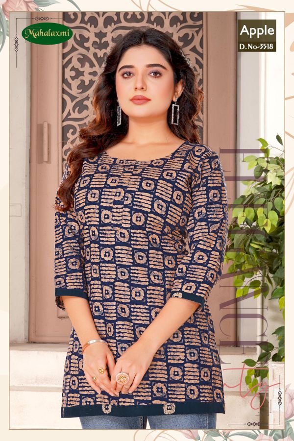 Mahalaxmi Apple Vol-2 Wholesale Short Kurtis Catalog